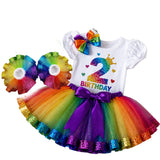Rainbow glitter Tutu Socks | glittery Colorful Ruffle Socks | Boutique Baby & Toddler Socks | Birthday Outfit Accessories