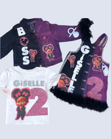 Bossbaby denim dress set