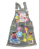 Custom Girls Birthday Denim Overall Set – Shirt & Overalls (Pants, Shorts, or Dress)