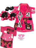 Personalized Pink Dickies Dress | Boss Baby–Inspired Girl Boss Outfit