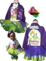 Princess tiana tutuset - princess and the frog birthday outfit ReignBowsNtoes Princess tiana tutuset - princess and the frog birthday outfit ReignBowsNtoes