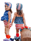 American Flag Tutu Socks or Anklets | Red White & Blue Ruffle Socks | 4th of July Baby & Toddler Accessories