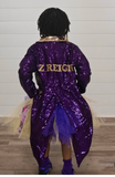 Luxury Custom Photo Tutu Outfit for Girls | Personalized Sequin Jacket & Memory Tutu Set | Couture Birthday Outfit