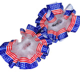American Flag Tutu Socks or Anklets | Red White & Blue Ruffle Socks | 4th of July Baby & Toddler Outfit Accessory