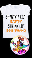 shawty a lil batty tshirt - ReignBowsNtoes