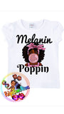 Melanin Poppin t-shirt tutu set - ReignBowsNtoes