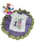 Baby Princess Tiana tutu set - ReignBowsNtoes
