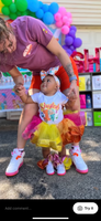 Cocomelon tutuset and big bow headband - ReignBowsNtoes