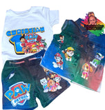 Boys Paw patrol birthday outfit