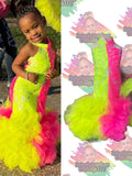 Kiddie prom dress-Sequin dress for toddlers