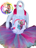 custom halter top tutu dress - ReignBowsNtoes